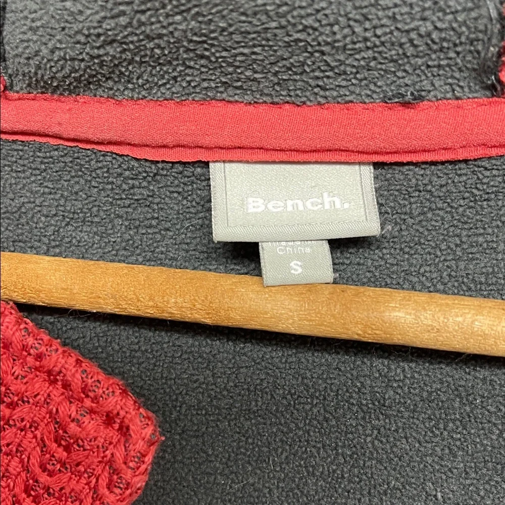 Bench Red Textured Knit Hoodie - Picture 12 of 16